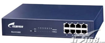 锐捷网络 RG-S1908S 网络交换机外观赏析 清晰大图展现设计与细节之美